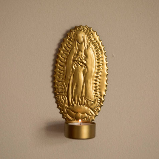 Porte-bougie mural à chauffe-plat vierge