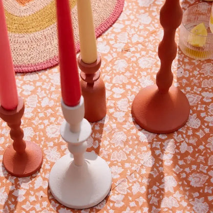 Bougeoir Solar - 15 cm - Terracotta