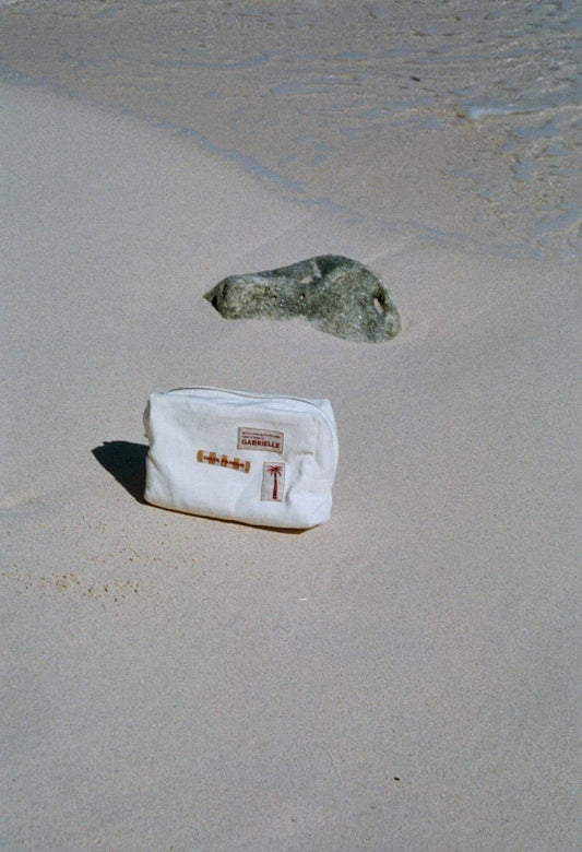 Trousse de toilette en coton Sun: SUN