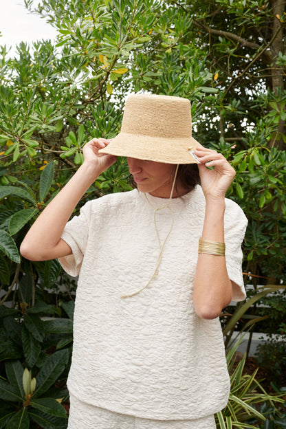 CHAPEAU MILOS RAPHIA NATUREL