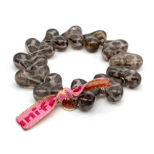 Bracelet WILD HEARTS — bracelet élastique en perles