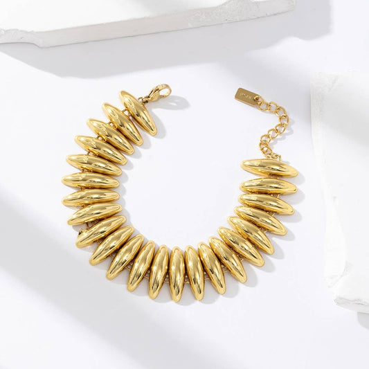 Bracelet - Joëlle: Gold / Tu [1]