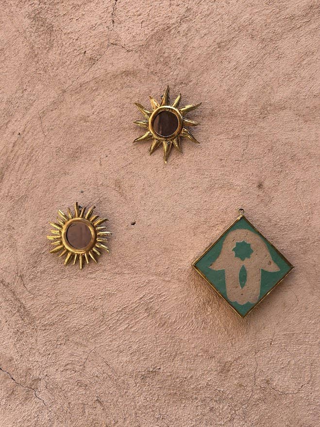 Miroir SUN taille S, Bronze