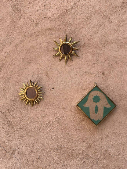 Miroir SUN taille S, Bronze
