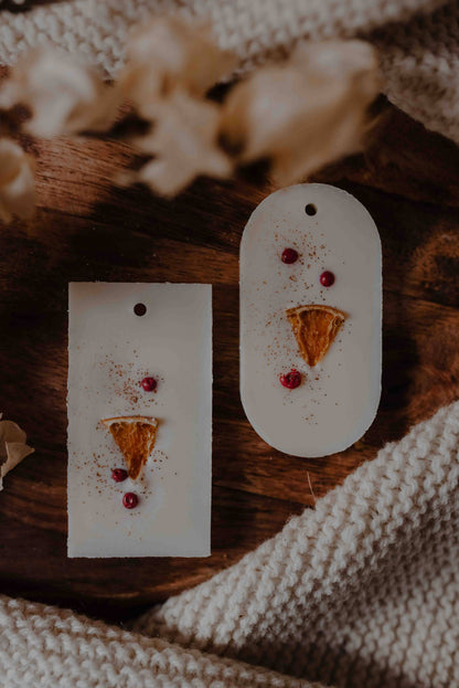 CANNELLE ORANGE - Tablette de cire parfumée de Noël