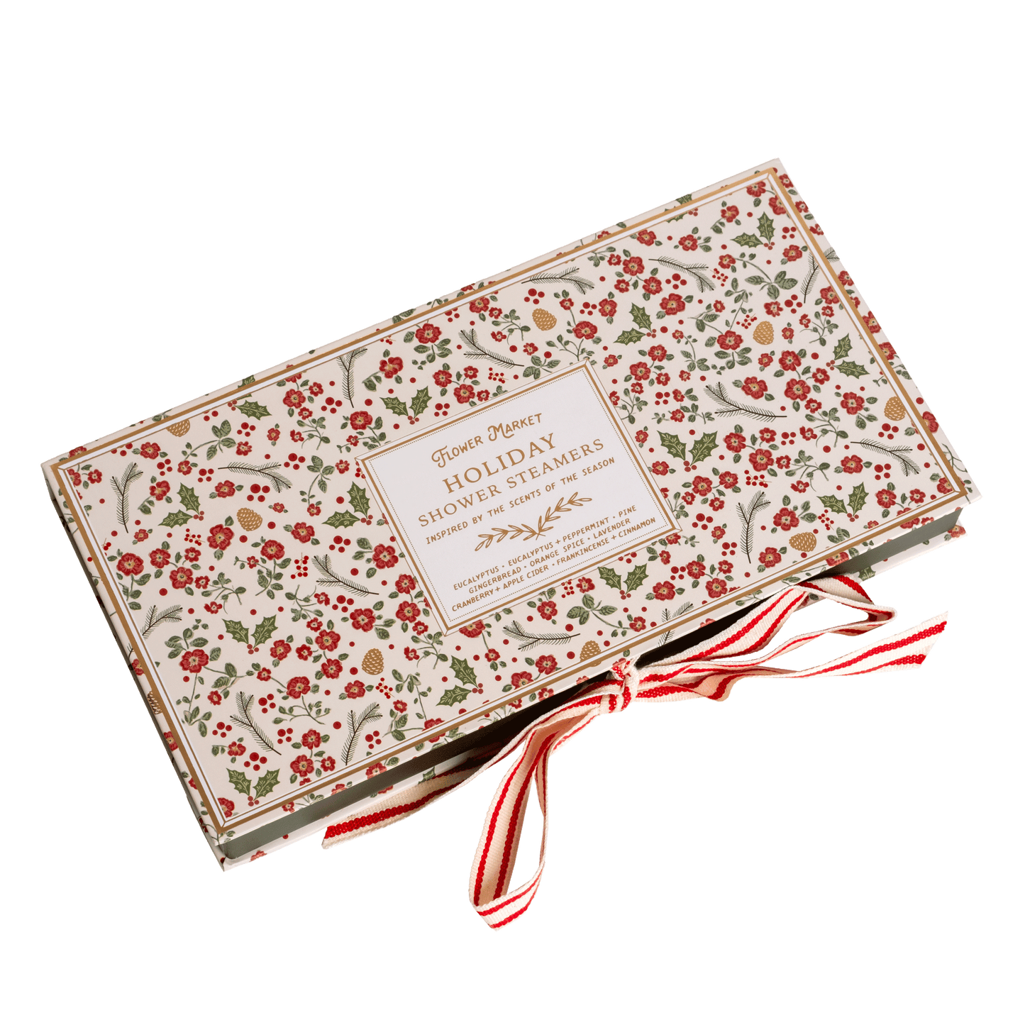 Coffret Cadeau Aromathérapie Spa | 8 Bombes de Douche Effervescentes de Noël