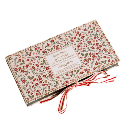 Coffret Cadeau Aromathérapie Spa | 8 Bombes de Douche Effervescentes de Noël