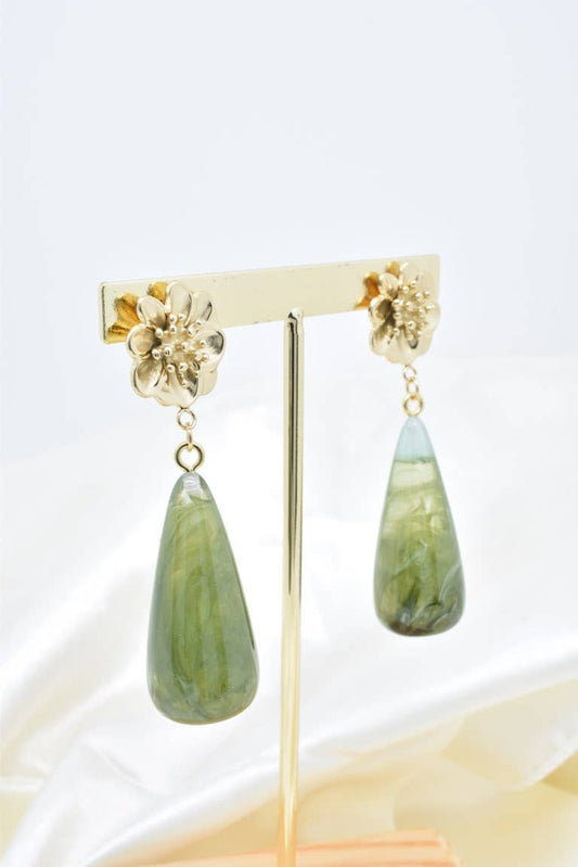 Boucles d'oreilles en acier inoxydable -BO100348OR-VRF