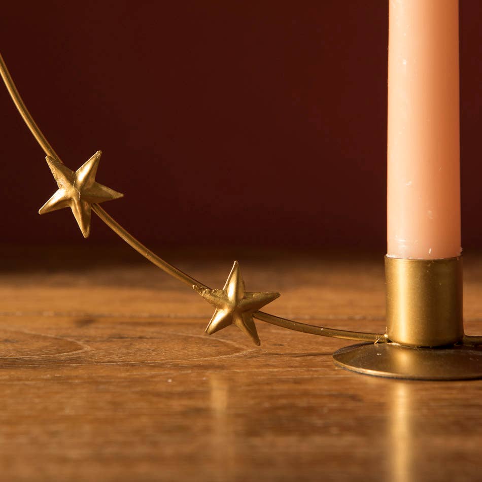 Bougeoir en forme d'étoile