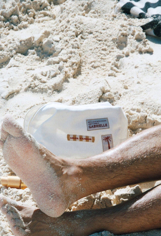 Trousse de toilette en coton Sun: SUN