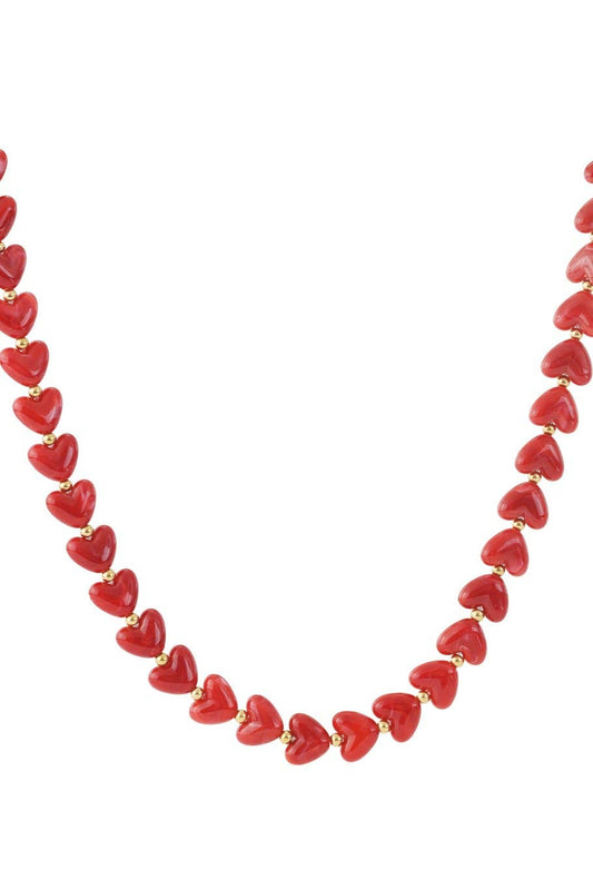 Collier Acrylique Cœur