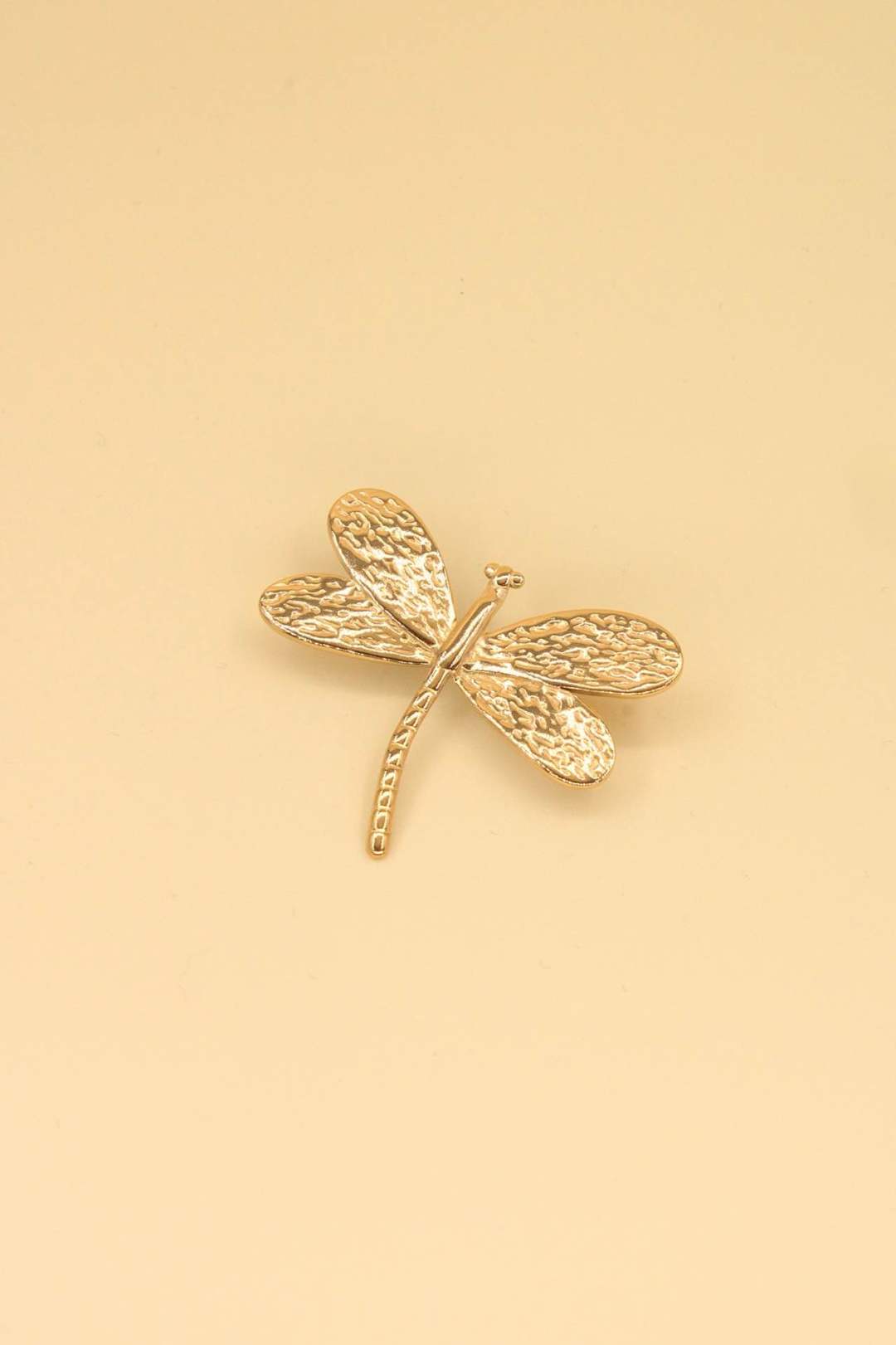 Broche Libellule en Acier Inoxydable: Doré / TU