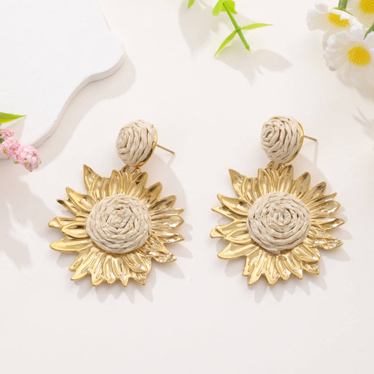 Boucles d'oreilles pendantes - Kimora: Gold / Tu [1]