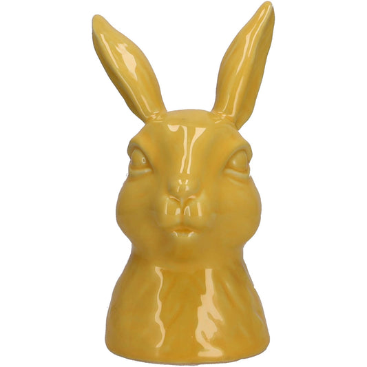 Tête de lapin en céramique Aimar, L13,5cm, l12cm, H21cm, Ge