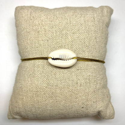 Bracelet Coquillage: Jaune fluo / Femme