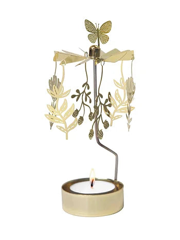 Bougie carrousel fleurs