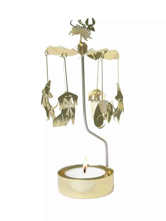 Bougie carrousel Teckel