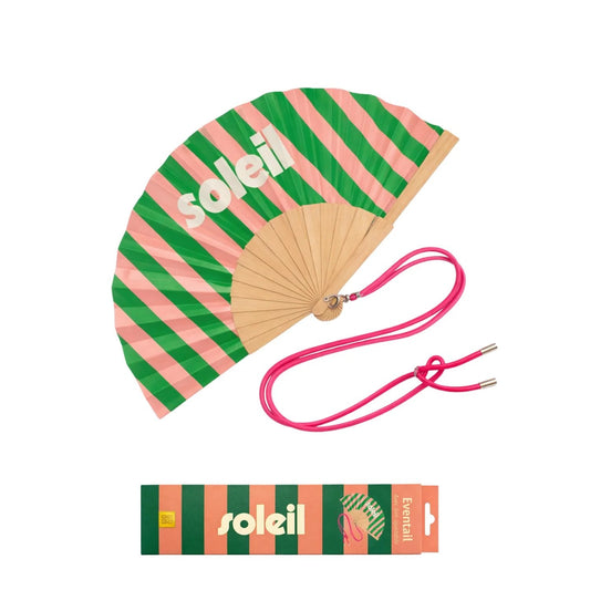 Eventail avec Bandoulière et Boîte Cadeau - Soleil