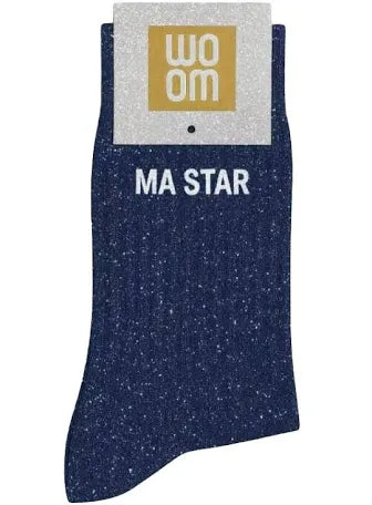Chaussettes à Paillettes "Ma Star" - Taille 36-40