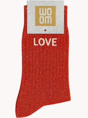 Chaussettes à Paillettes "Love" Taille 36-40