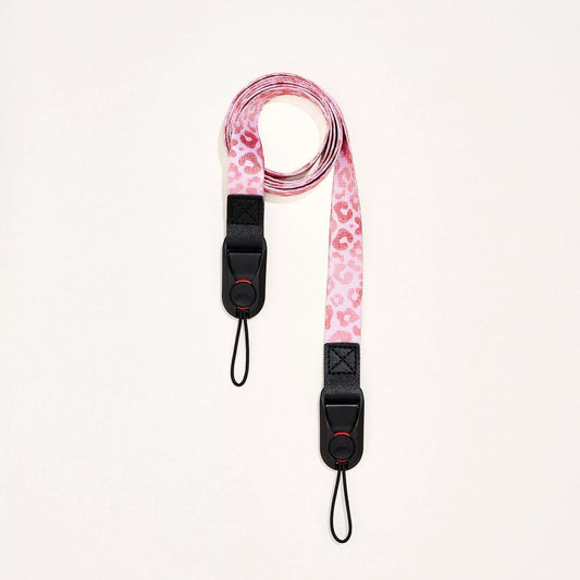 Sangle bandoulière 2 points "Pink Leopard"