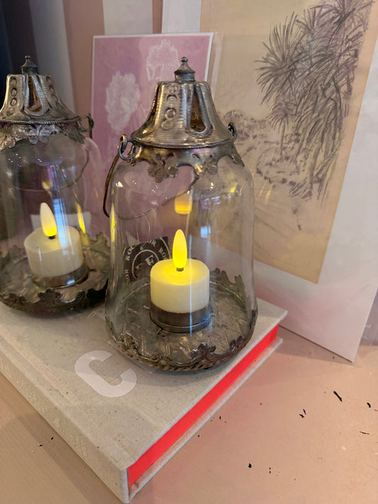 Lanterne chromée Artisanale Marocaine
