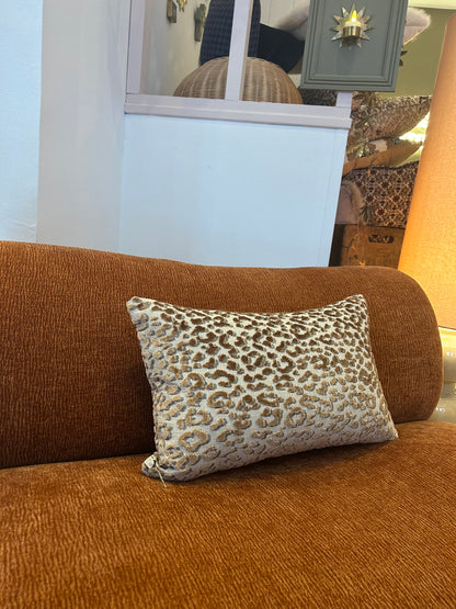 Housse de coussin Jacquard Léopard 30x50 cm
