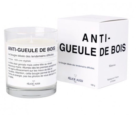 BOUGIE ANTI-GUEULE DE BOIS