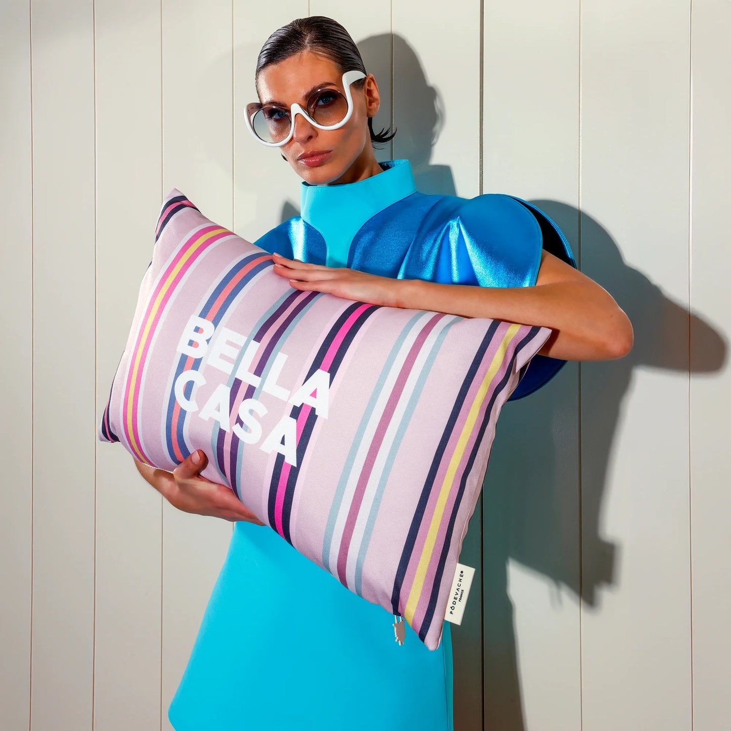 Coussin extérieur Stripe Bella Casa 40x60 cm