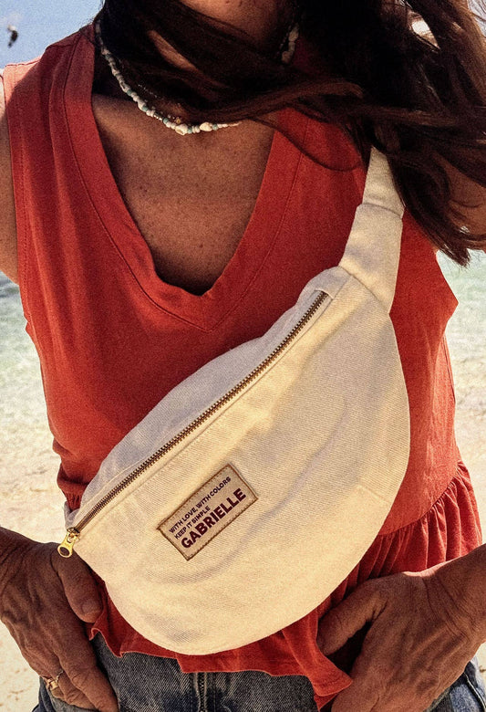 Sac banane en coton Sun: SUN
