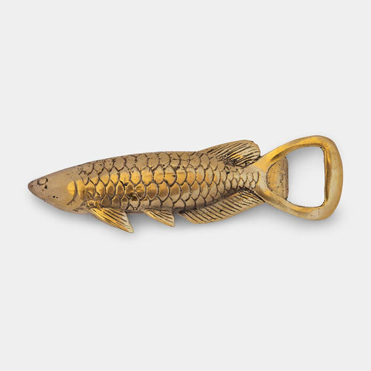 Ouvre-bouteille en laiton en forme de poisson rasbora