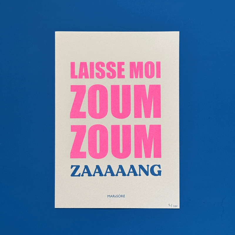 Risographie ZOUM ZOUM ZANG