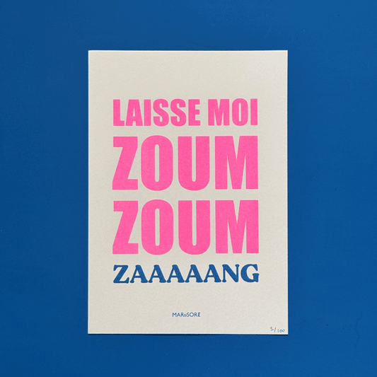 Risographie ZOUM ZOUM ZANG