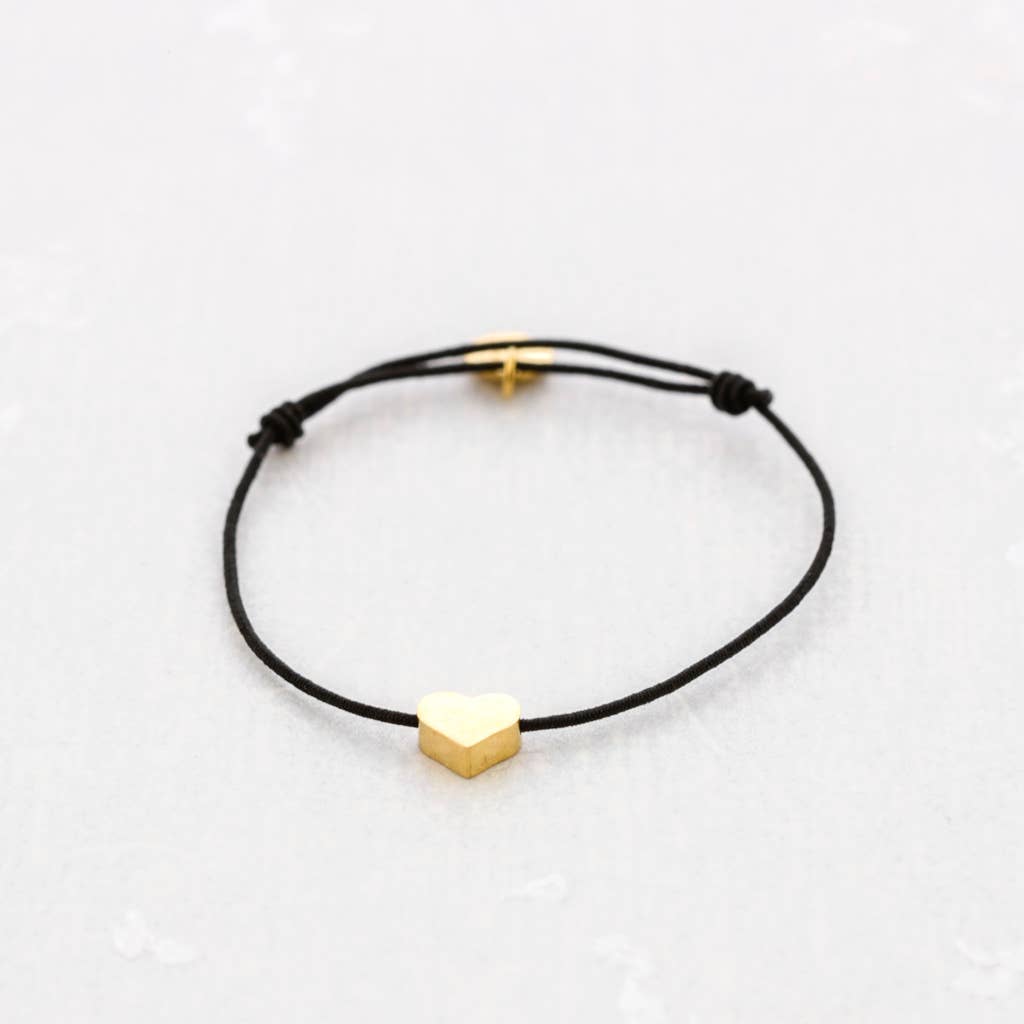 Bracelet en acier avec cœur: Vert