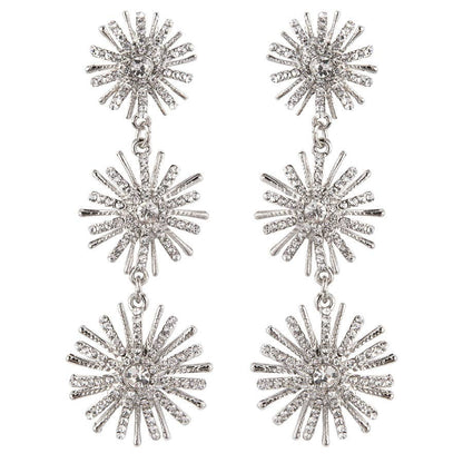 Boucles d'oreilles The Comet: Argenté