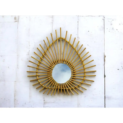 Miroir Losange Vintage Rotin WATERLILY