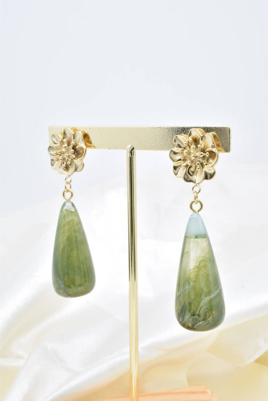 Boucles d'oreilles en acier inoxydable -BO100348OR-VRF