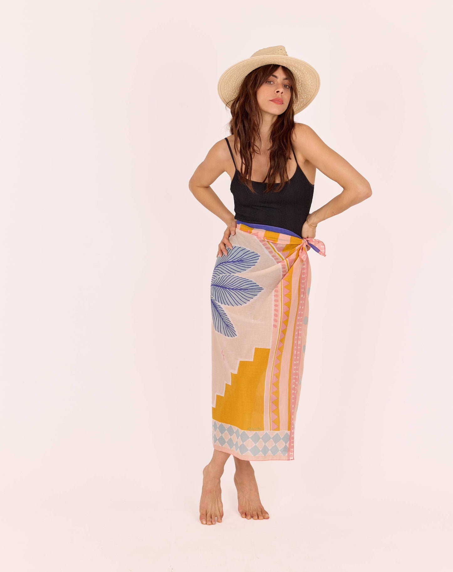 FOULARD COTON BLUE SKY RIAD