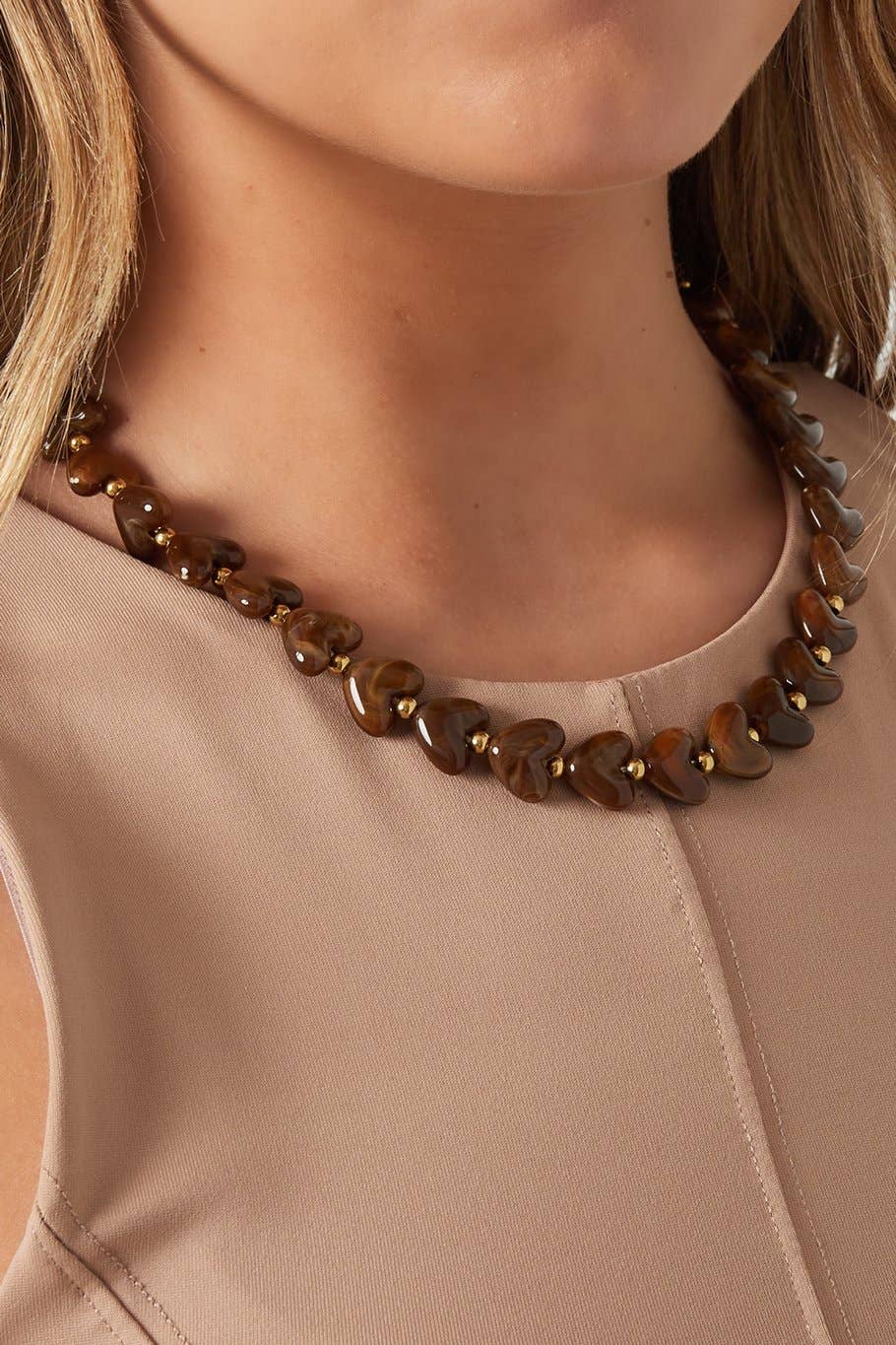 Collier Acrylique Cœur