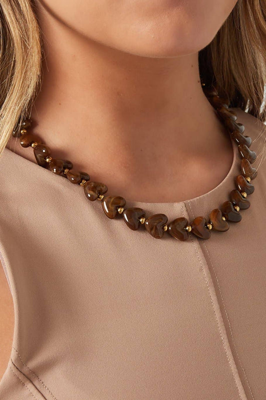 Collier Acrylique Cœur