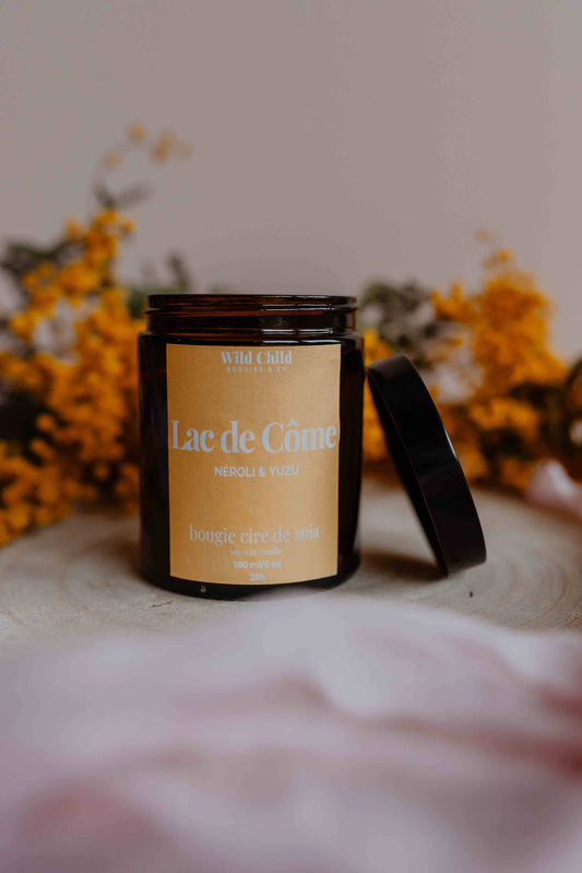 "Lac de Côme" Bougie Cire végétale - 25h - Néroli & Yuzu
