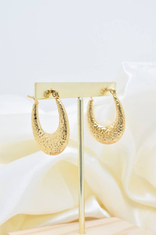 Boucles d'oreilles en acier inoxydable -BO100356OR