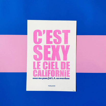 Risographie Sexy Californie