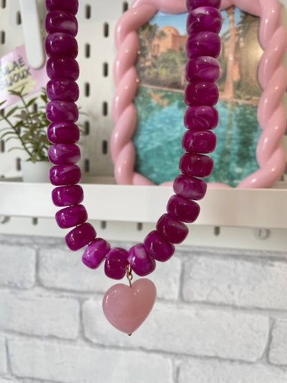 Collier Charlie: Perle kaki