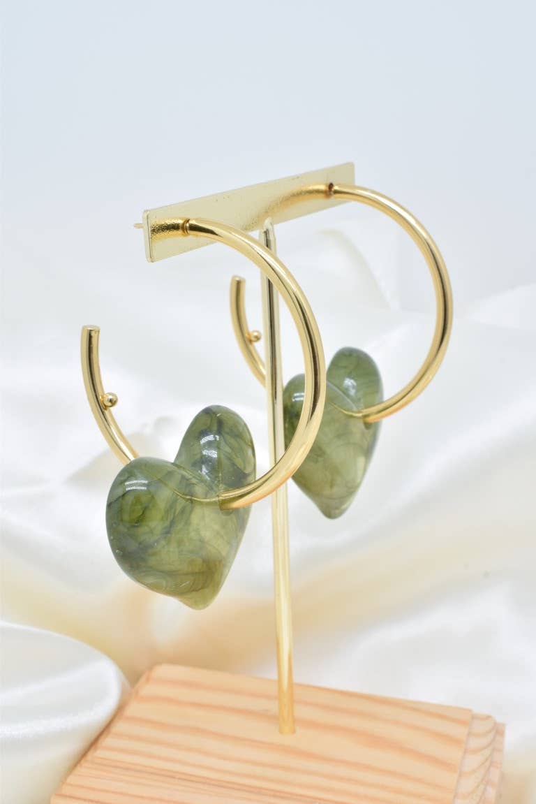 Boucles d'oreilles en acier inoxydable -BO100344OR-VRF