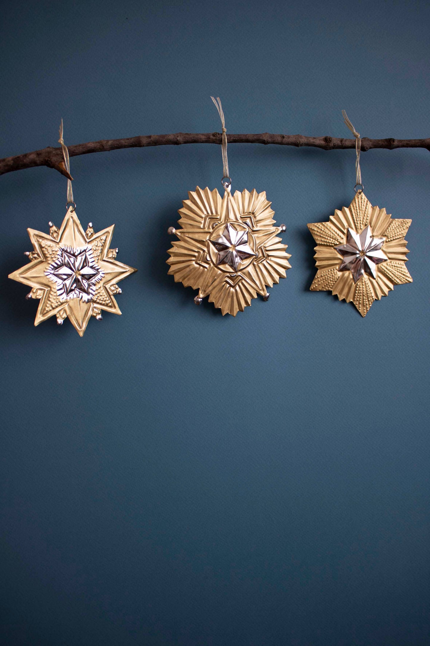 Étoiles bicolores - Décoration Noël