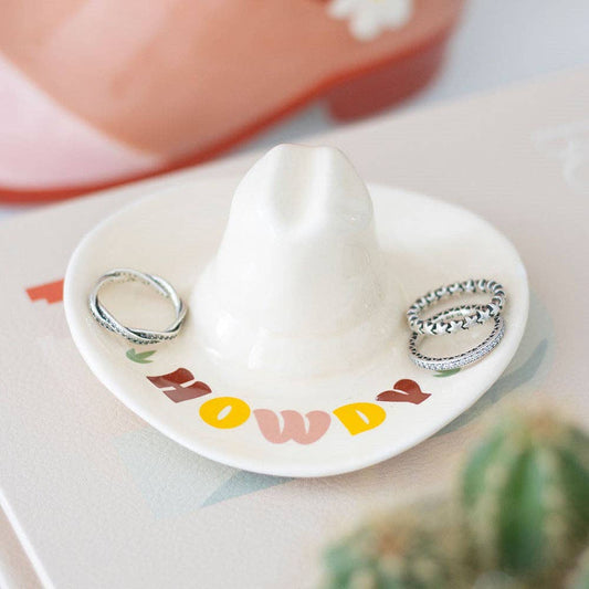 Salut Porte-Bijoux Chapeau de Cowboy