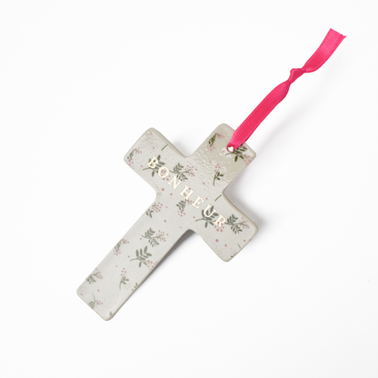 Croix Murale Pink Berry: Amour