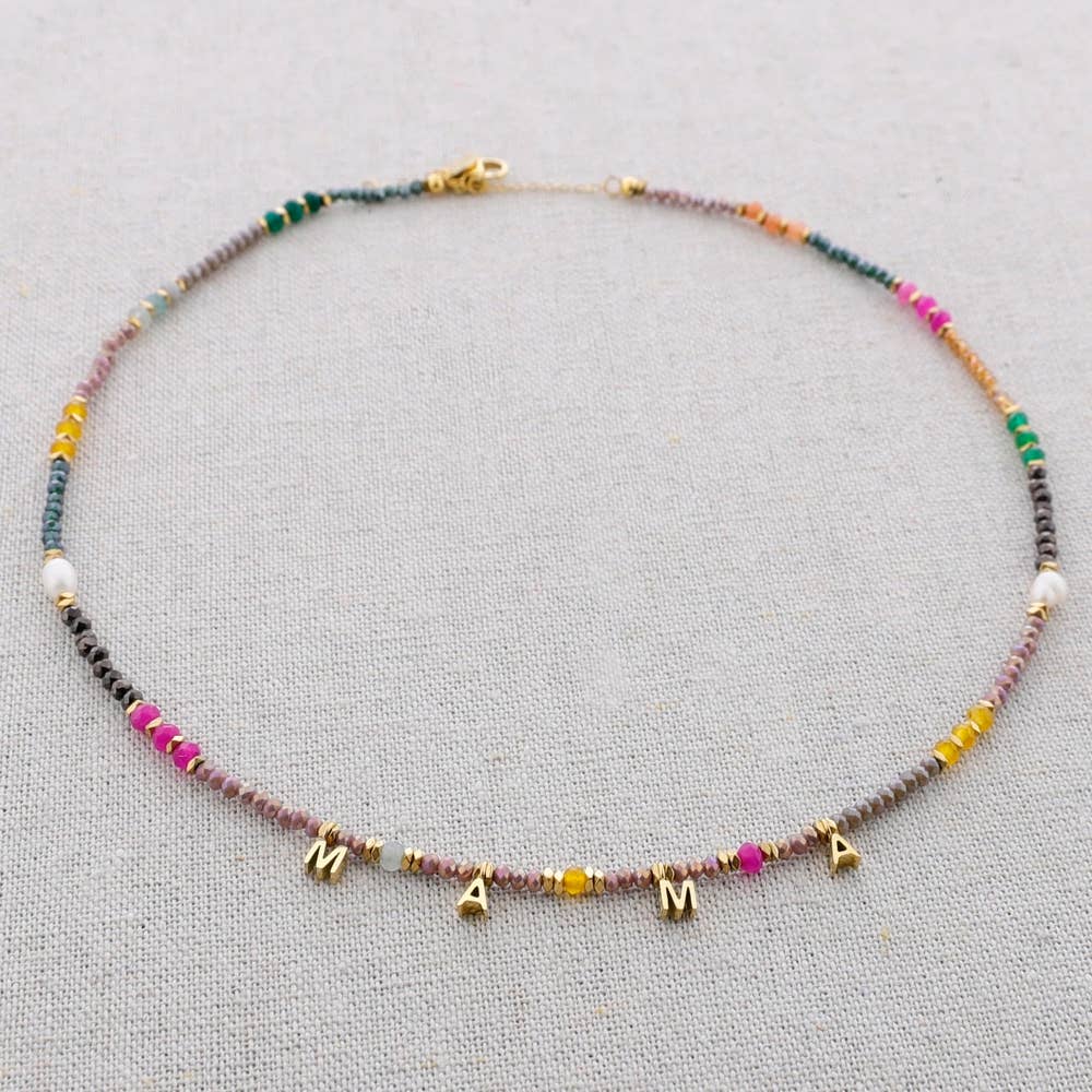 Collier Cuadas Mama en acier: Color  Único