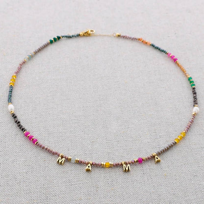 Collier Cuadas Mama en acier: Color  Único